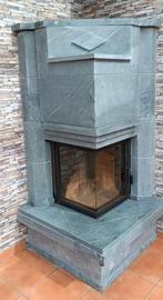 24093 Zware Speksteenkachel Hark 8kw, Huis en Inrichting, Ophalen, Gebruikt, Houtkachel, Vrijstaand