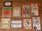 9 verschillende etiketten  Ponnet Sint lievens houtem, Collections, Marques de bière, Comme neuf, Enlèvement ou Envoi