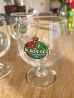 Drie De Koninck bierglazen te koop, Ophalen, Gebruikt, Glas of Glazen, De Koninck