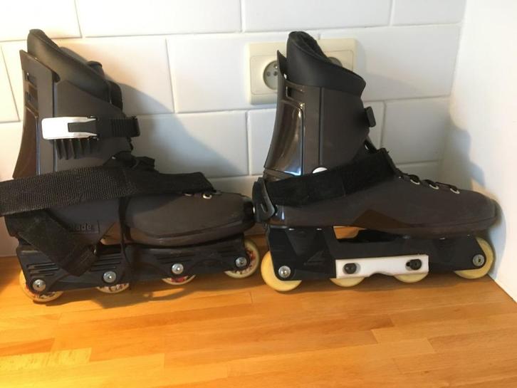 Agressive Inlines, Rollerblade Chocolate, maat 42, Sport en Fitness, Skeelers, Zo goed als nieuw, Inline skates 4 wielen, Overige merken