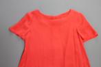 Zijde blouse Diane von Furstenberg, knoopjes achterzijde, Verzenden, Oranje, Maat 36 (S), Gedragen