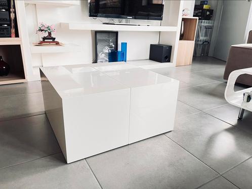 Salontafel kubus met bergruimte, Huis en Inrichting, Tafels | Salontafels, Gebruikt, Ophalen