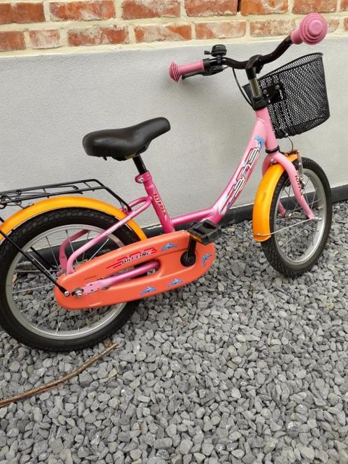 BNB meisjesfiets - 16 inch - 4-6jaar, Fietsen en Brommers, Fietsen | Meisjes, Gebruikt, 16 inch, Handrem, Ophalen