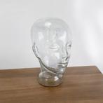 Vintage glazen hoofd / decoratie, Antiek en Kunst, Ophalen of Verzenden
