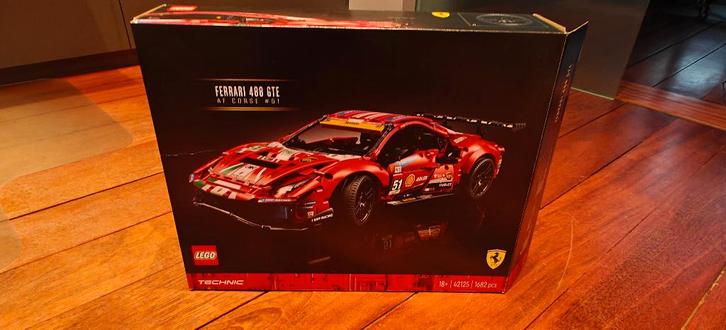 Lego Ferrari 488 GTE, Kinderen en Baby's, Speelgoed | Duplo en Lego, Zo goed als nieuw, Lego, Complete set, Ophalen