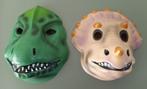 Set van 2 maskers NIEUW dino dinosaurus, Nieuw, Ophalen of Verzenden