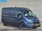 Ford Transit 170pk Automaat L3H2 Raptor Black Edition Limite, Autos, Camionnettes & Utilitaires, 2215 kg, Automatique, Tissu, Bleu