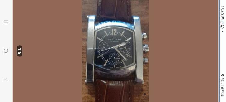 Bulgari automatisch polshorloge voor heren met 2 knoppen, Handtassen en Accessoires, Sporthorloges, Ophalen of Verzenden