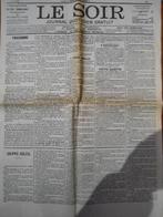 9"UNE"Journal Le Soir Réimpression pour les 100 Ans, Enlèvement ou Envoi, Avant 1920, Journal