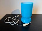 Blauwe Lykta lamp IKEA, Retro, vintage, Ophalen of Verzenden, Minder dan 50 cm, Glas