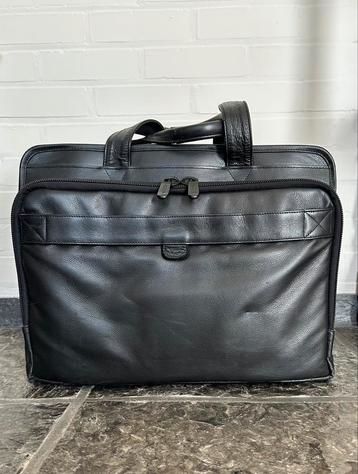 Laptoptas / aktetas leder - merk Compaq, Enlèvement, Utilisé, Porte-document