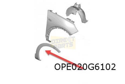 Opel Grandland (11/17-8/21) wielkuiplijst Rechts voorscherm, Auto-onderdelen, Carrosserie, Spatbord, Opel, Nieuw, Verzenden