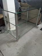 Table en verre, Maison & Meubles, 50 à 100 cm, Rectangulaire, Moins de 50 cm, Enlèvement