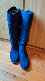 Blauwe laarzen, Hoge laarzen, Blauw, Ophalen of Verzenden, Gedragen