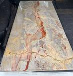 Splendide plaque de marbre, Maison & Meubles, Tables | Tables d'appoint, Enlèvement, Comme neuf, Rectangulaire