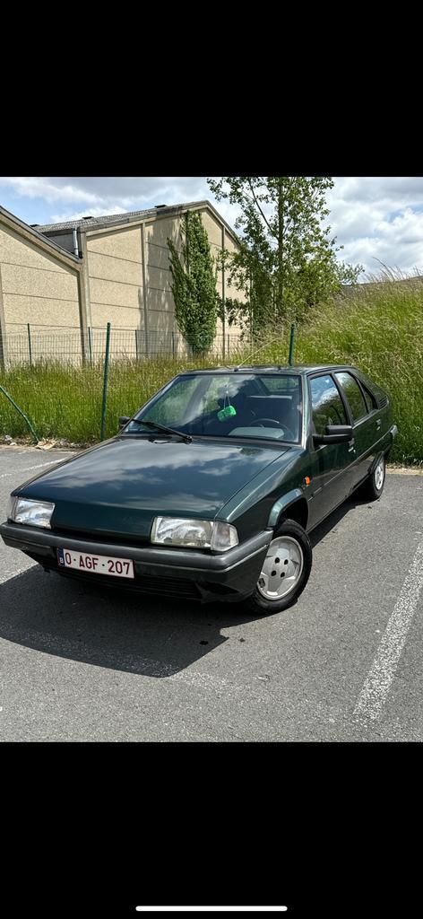 Citroën BX 14RE 1991, Auto's, Oldtimers, Particulier, Citroën, Benzine, Berline, 5 deurs, Handgeschakeld, Groen, Grijs, Stof, Voorwielaandrijving