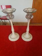2 kandelaars van Laura Ashley, Antiek en Kunst, Ophalen of Verzenden