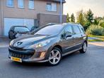 AUTOMAAT GEKEURD VOOR VERKOOP PEUGEOT 308FACELIFT, Auto's, 1596 cc, Zwart, 4 cilinders, Leder