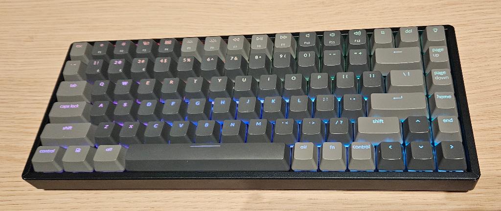 Keychron K2 mechanisch 75% keyboard, Computers en Software, Toetsenborden, Gebruikt, Qwerty, Draadloos, Ophalen