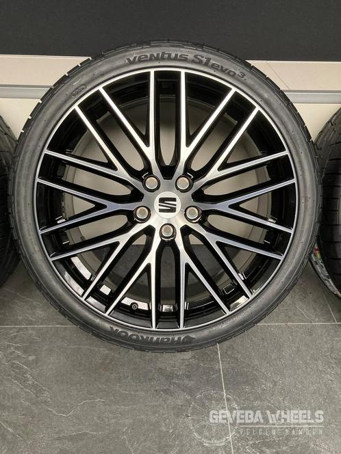 19” originele Seat Leon ST Cupra velgen + banden 5x112 5F0, Auto-onderdelen, Banden en Velgen, Banden en Velgen, Zomerbanden, 19 inch