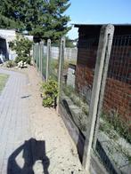 GRATIS 22 BETONPALEN EN PLATEN EN DRAAD, Tuin en Terras, Schuttingen, Ophalen, Gebruikt