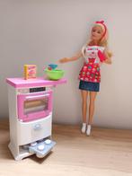 Barbie Cooking & Baking Bakkerspop & Speelset, Ophalen, Zo goed als nieuw, Barbie