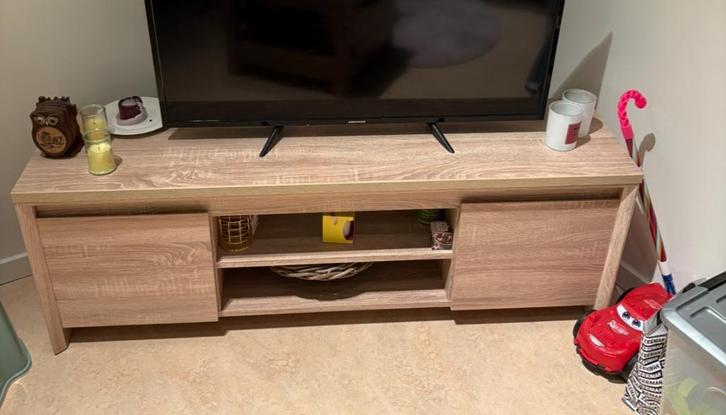 TV-meubel “HASLUND”, Huis en Inrichting, Kasten |Televisiemeubels, Zo goed als nieuw, Minder dan 100 cm, 100 tot 150 cm, 25 tot 50 cm