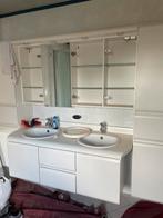 Double évier + cabine de douche, Maison & Meubles, Salle de bain | Meubles de Salle de bain, Utilisé, 200 cm ou plus