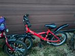 2 kinderfietsen 16 inch : jongens-  en meisjes/unisex fiets, Fietsen en Brommers, Ophalen, Gebruikt, 16 tot 20 inch