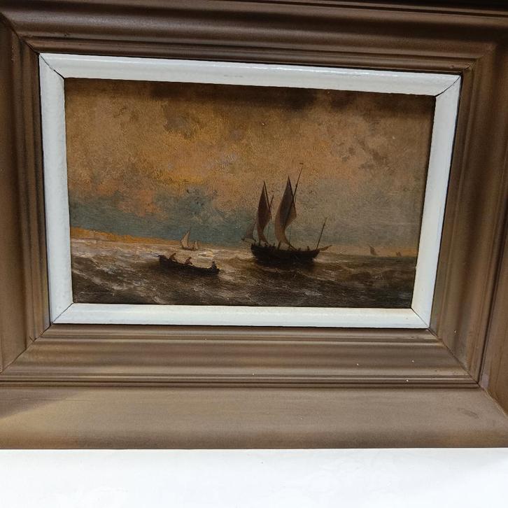 schilderij, Antiek en Kunst, Kunst | Schilderijen | Klassiek, Ophalen of Verzenden