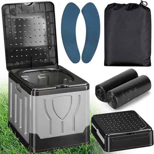 Draagbare opvouwbare toiletset | Camping toilet | Nieuw, Hobby en Vrije tijd, Overige Hobby en Vrije tijd, Nieuw, Verzenden