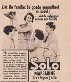 oude reclame knipsel jaren '30 : Solo margarine Merxem #1, Verzamelen, Tijdschriften, Kranten en Knipsels, Knipsel(s), Ophalen of Verzenden