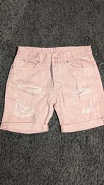 Gescheurde jeans shorts (32), Kleding | Heren, Ophalen of Verzenden, Roze, Zo goed als nieuw