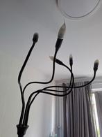 Staanlamp, zwart,  met 5 flexibele armen,kan  tot 2.50 cm, Huis en Inrichting, Ophalen of Verzenden, Zo goed als nieuw