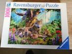 Puzzle Ravensburger 1000 pièces (loups), Enlèvement ou Envoi, 500 à 1500 pièces, Comme neuf, Puzzle