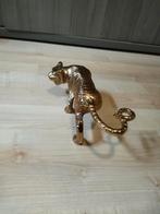 Goud panter beeldje hard metaal, Ophalen of Verzenden, Zo goed als nieuw
