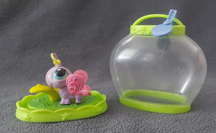 Littlest Pet Shop, vlinder (#93), Kinderen en Baby's, Speelgoed | Actiefiguren, Gebruikt, Ophalen