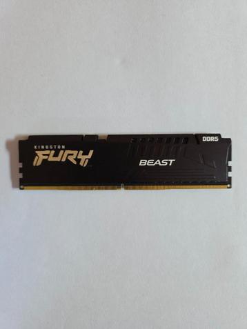 DDR5 Kingston FURY Beast 16 Go 5200 MT/s beschikbaar voor biedingen