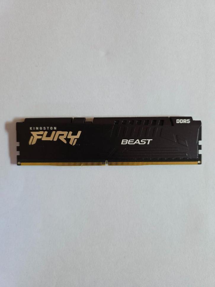DDR5 Kingston FURY Beast 16 Go 5200 MT/s, Computers en Software, RAM geheugen, Gebruikt, Desktop, 16 GB, DDR5, Ophalen of Verzenden