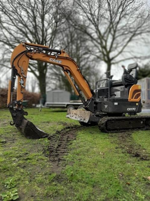 MINIGRAVER 1,7Ton TE HUUR, Zakelijke goederen, Machines en Bouw | Kranen en Graafmachines, Graafmachine, Ophalen of Verzenden