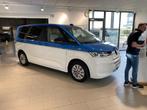 VW T7 Multivan Hybride, Auto's, Monovolume, Blauw, Dealer onderhouden, USB
