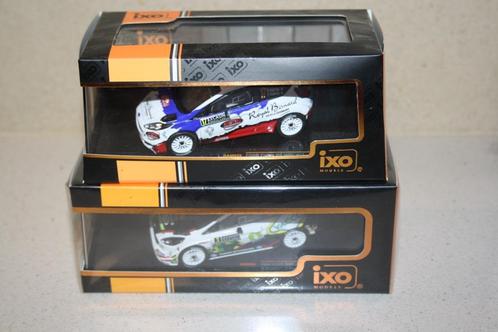 2 x 1:43 IXO Ford Fiesta WRC B.Bouffier rally WRC., Hobby en Vrije tijd, Modelauto's | 1:43, Zo goed als nieuw, Auto, Ophalen