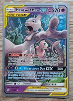 Pokémon kaart Mewtwo & Mew GX Tag Team 2019, Ophalen of Verzenden, Zo goed als nieuw, Losse kaart