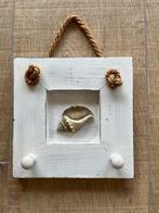 Cadre porte-clés rural 16 x 16 cm coquillage mer, Maison & Meubles, Accessoires pour la Maison | Autre, Enlèvement