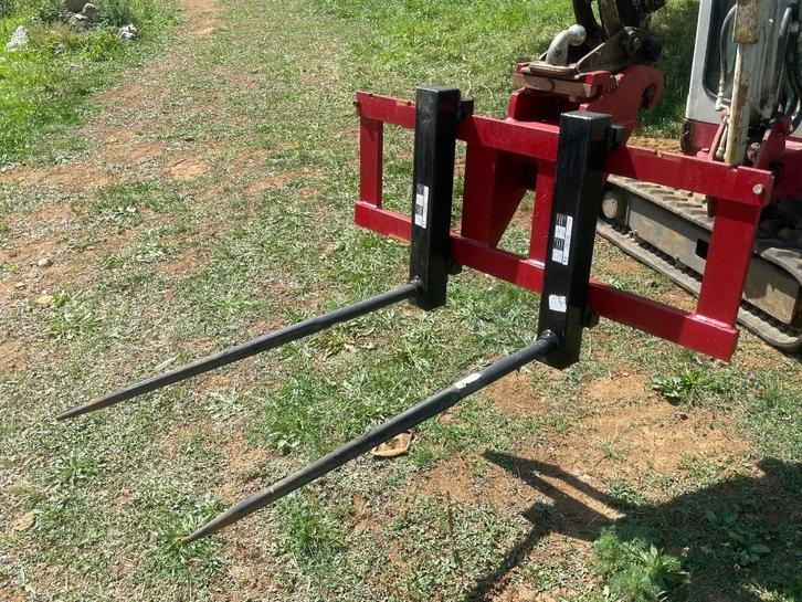 Voorvorkheftruck, balenbaal, hooipallet, minischep, Zakelijke goederen, Landbouw | Werktuigen, Overige, Weidebouw, Ophalen of Verzenden