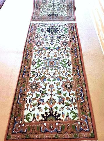 Mooie oosterse tapijt Loper (Tabriz) Handgeknoopt- 310x80 cm