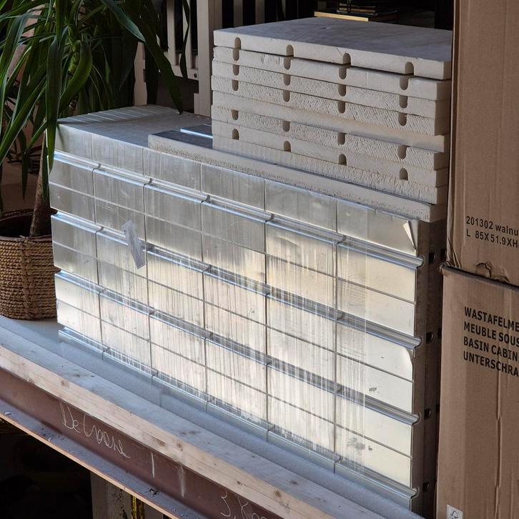 Voorgefreesde XPS platen 30mm droogsysteem vloerverwarming, Doe-het-zelf en Bouw, Platen en Panelen, Zo goed als nieuw, Overige materialen