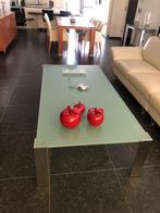 glazen salontafel, Huis en Inrichting, Tafels | Salontafels, Ophalen, 50 tot 100 cm, 150 tot 200 cm, Minder dan 50 cm