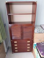 Eenpersoonsslaapkamer: kleerkast, commode, bed, bureau, Huis en Inrichting, Slaapkamer | Complete slaapkamers, Ophalen, Gebruikt