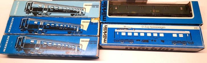 Märklin H0– 5 voitures CFF 4066/4068/4146, Hobby & Loisirs créatifs, Trains miniatures | HO, Wagon, Märklin, Enlèvement ou Envoi